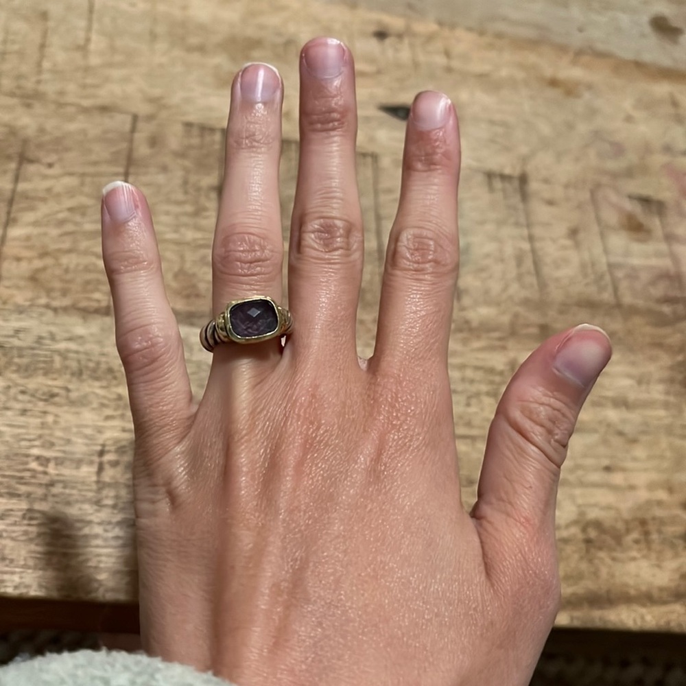 David Yurman purple ring